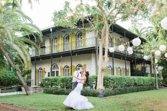 {Irina and Eric} – Key West wedding planner- Hemingway House reception