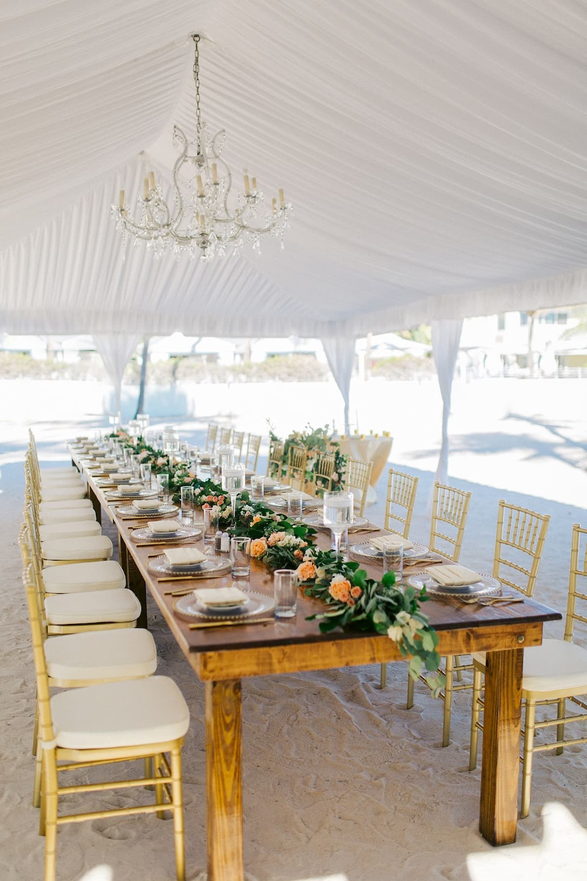 Key West reception styling